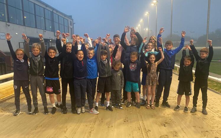 Fundracer at Sunderland Stadium!